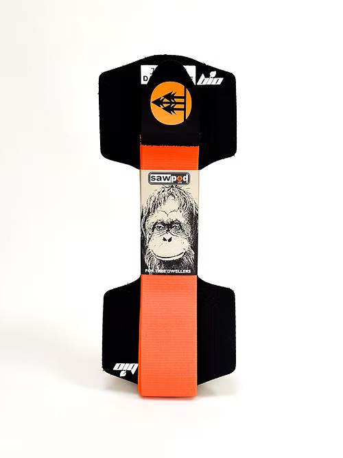 Sawpod klitteband houder voor de handzaag