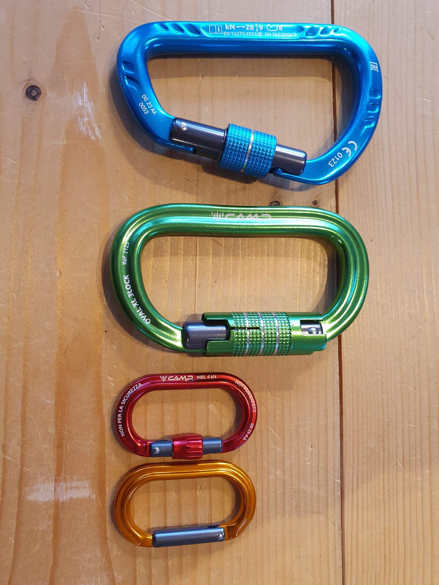 Camp Ekto set minikarabiners (5 stuks)