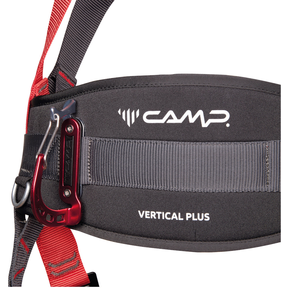 Camp vertical Plus valbeschermings harnas met rug band