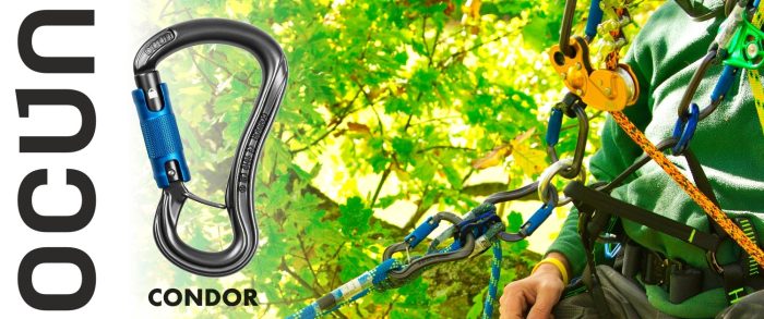 Ocun Condor HMS karabiner automaat met brug