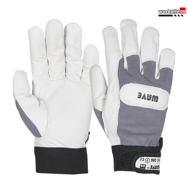 Worklife  wave leren handschoen