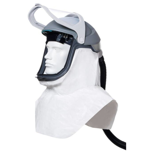 Dräger x-plore adem helm met tychem schouder afdekking
