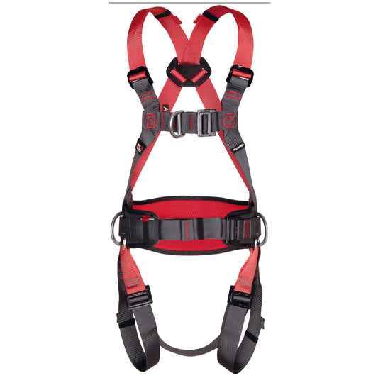 Camp vertical Plus valbeschermings harnas met rug band