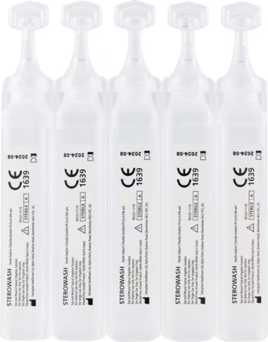 Oogspoel ampullen 5stuks x 20 ml